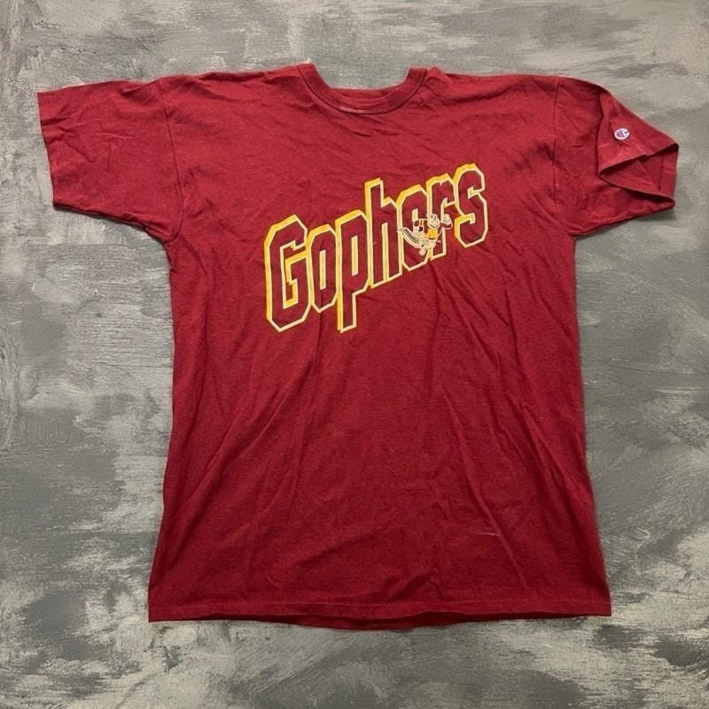 Vintage Minnesota Golden Gophers Shirt Mens XXL‎ Red 1990s Champion NCAA